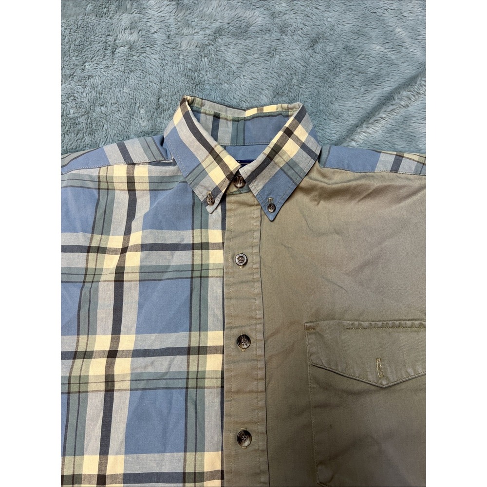 Vintage Panhandle Slim‎ Button Down Shirt Men's SZ 16 80's Single Stitch Cowboy